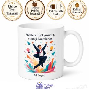 Reklam Kampanyası Onaylanınca Havalara Uçan Yönetmen Kupası Hediye Bardak
