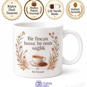 Rooibos Çayı İçenlere Kafeinsiz Çay Kupa Bardak Özel Tasarım Hediye