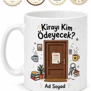 Öğrenci Ev Arkadaşlarına Kirayı Kim Ödeyecek Komik Kupa Bardak Hediye