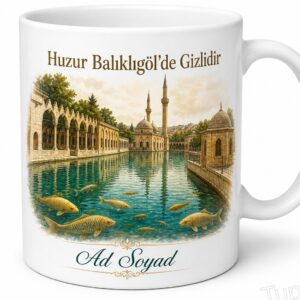 Şanlıurfa Balıklıgöl İbrahim Makamı Manevi Huzur Hatıra Kupası Hediye Bardak