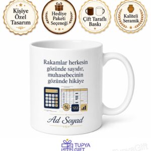 Sayıların Efendisi Dünyanın En İyi Muhasebecisi Kupa Bardak Hediye