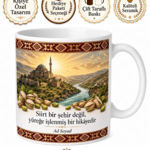 Siirt Ulu Cami Tillo Botan Çayı Battaniye Dokuması Fıstık Işık Hadisesi Kupa Bardak Hediye
