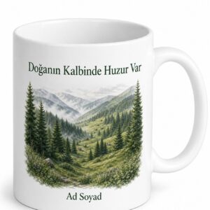 Sivas Koyulhisar Eğriçimen Yaylası Çam Ormanları Doğal Yaşam Hediye Kupa Bardak