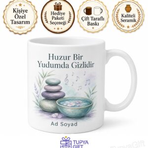 Spa Merkezine Gidenlere Spa Taşı Spa Suyu Dinlendirici Müzik Spa Keyfi Hediye Kupa Bardak