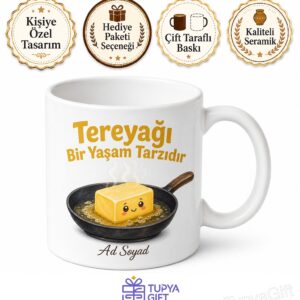 Tereyağı Kullananlara Köy Tereyağı Tereyağlı İskender Tavaya Düşen Yağ Kupa Hediye