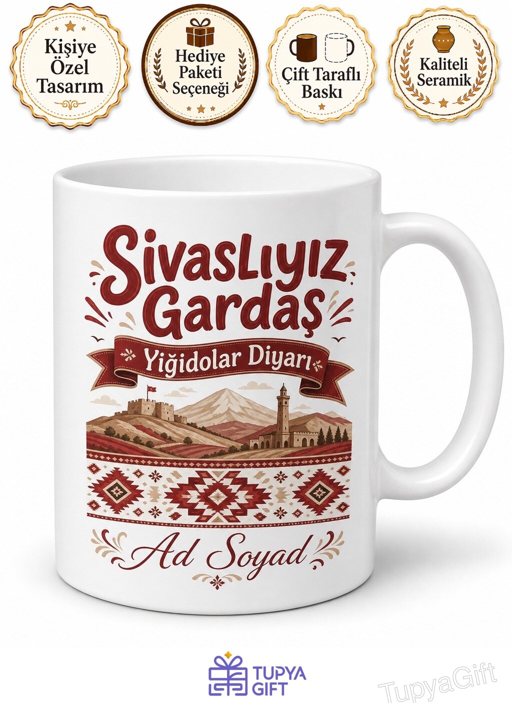 Sivaslıyız Gardaş Yazılı Yiğidolar Diyarı Esprili Memleket Kupası Hediye