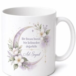 Yasemin Çayı İçenlere Uyku Çayı Kupa Bardak Hediye Porselen Mug