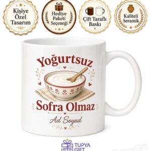 Yoğurt Kullananlara Süzme Yoğurt Köy Yoğurdu Mantı Üstü Yoğurt Kupa Hediye