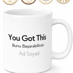 You Got This Temalı Bunu Başarabilirsin İngilizce Motivasyon Kupası Hediye