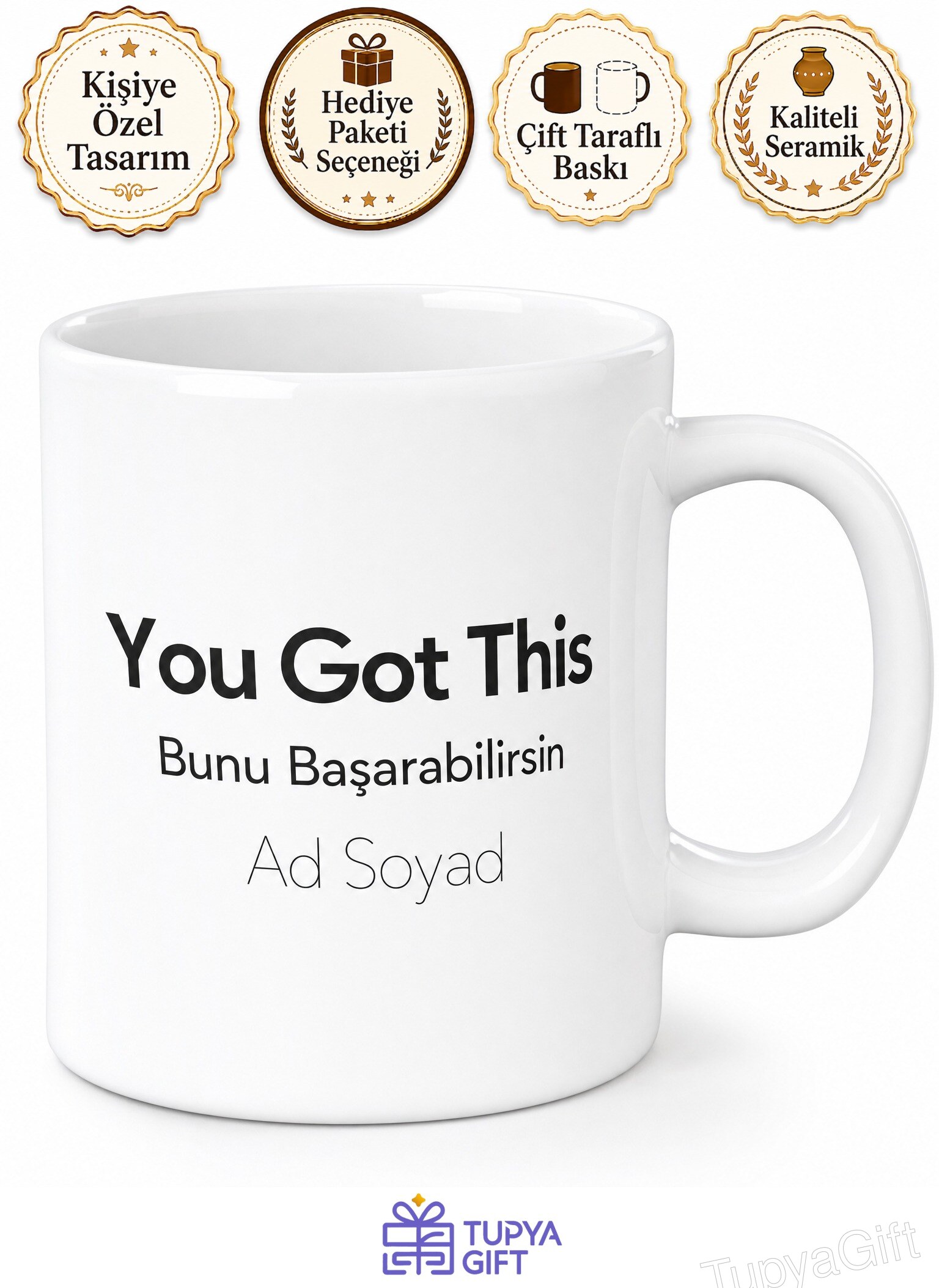 You Got This Temalı Bunu Başarabilirsin İngilizce Motivasyon Kupası Hediye