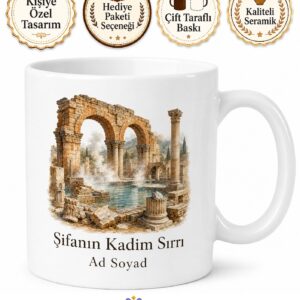 Yozgat Boğazlıyan Basilica Therma Roma Hamamı Tarihi Şifalı Su Kupa Bardak Hediye