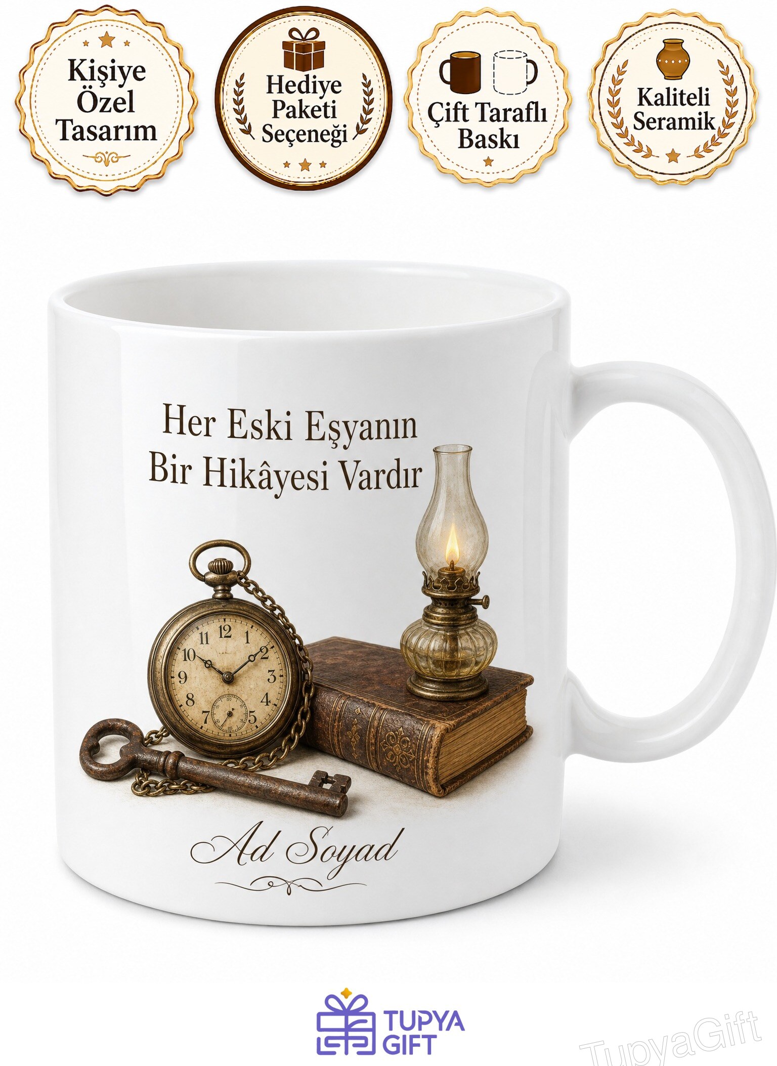 Antikacıları Gezenlere Yaşanmışlık Kokan Eşyalar Tarihi Kupa Bardak Hediye