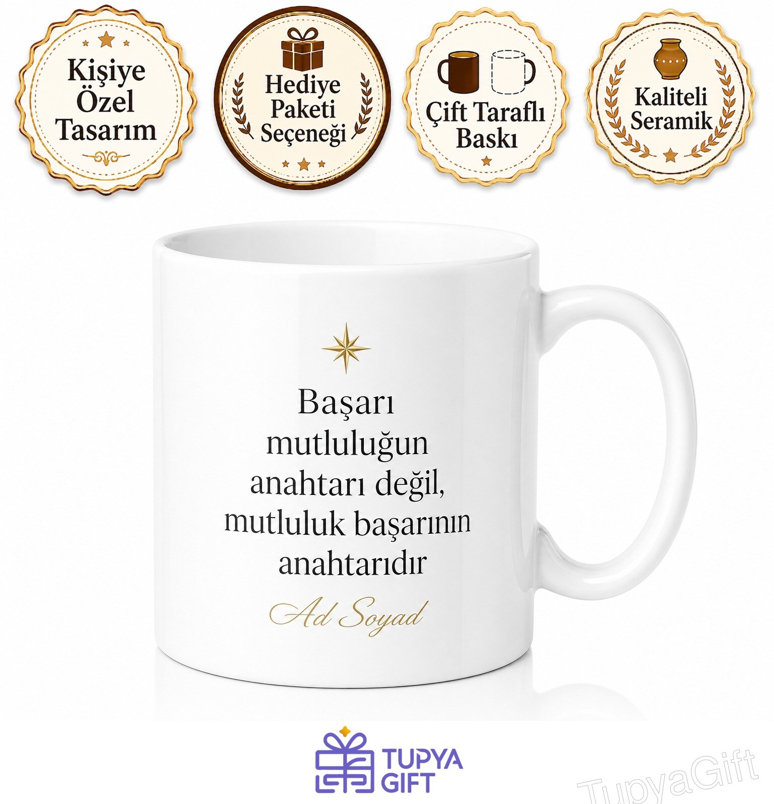 Best Employee Ever Yazılı Dünyanın En İyi Çalışanı İngilizce Kupa Bardak Hediye
