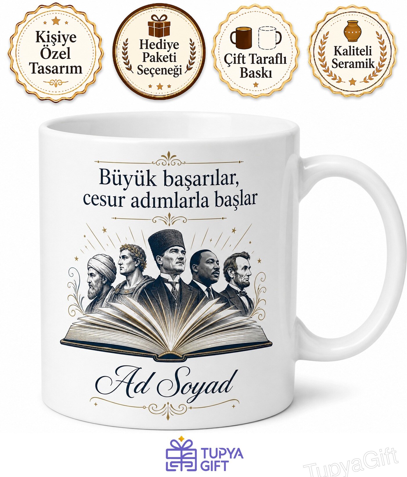 Biyografi Kitapları Ünlü Yüzler Hayat Hikayeleri İlham Veren Liderler Kupa Bardak Hediye