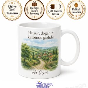 Çatalca Doğası Köy Havası İstanbul Hatırası Çay Kupası Hediye Bardak