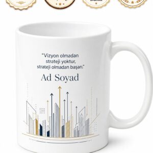 CEO Patron Kahvesi Şık Kupa Karar Verici Lider Hediye Bardak Özel Tasarım