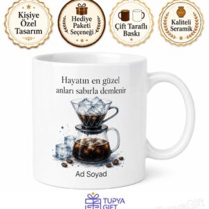 Cold Brew İçenlere Soğuk Demleme Buzlu Kahve Kupa Bardak Hediye