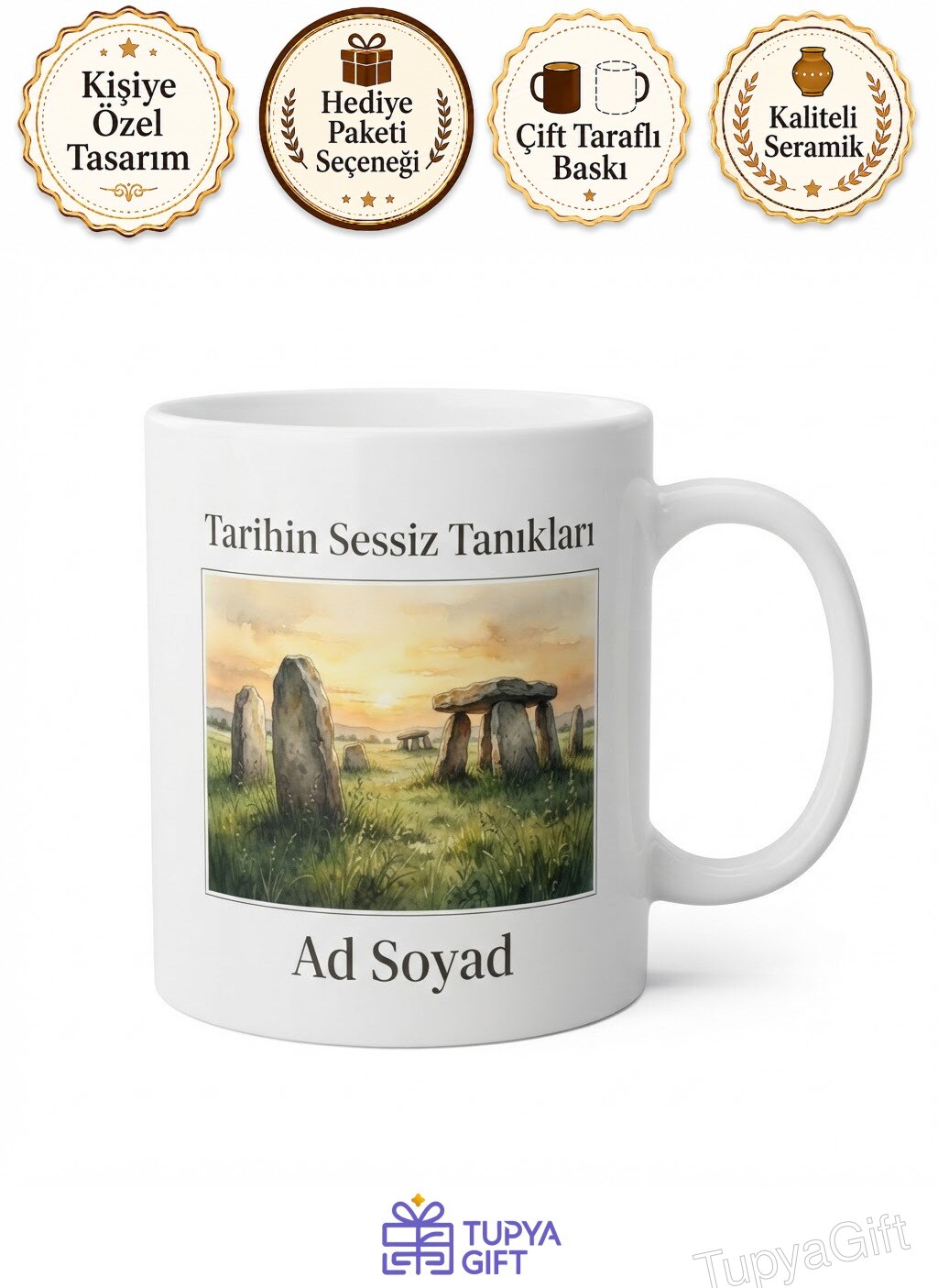 Edirne Lalapaşa Dolmenler Tarih Öncesi Taşlar Doğal Güzellik Kupa Bardak Hediye