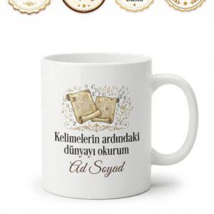Filolog Hediye Eski Metinleri Çözen Filolog Seramik Kupa Bardak Hediye