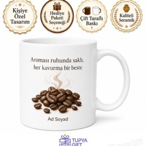 Kahve Kavurma Uzmanı Roaster Çekirdeğin Aromasını Ortaya Çıkaran Kahve Kupası Hediye Bardak