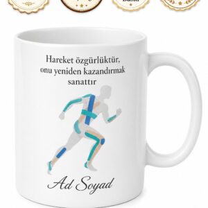 Kinezyoloji Teypleme Uzmanı Sporcu Sağlığı Terapisti Çay Kupası Hediye