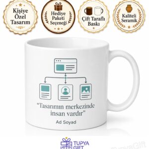 Kullanıcı Deneyimi Uzmanı UX Araştırmacısı Çay Kupası Hediye Bardak