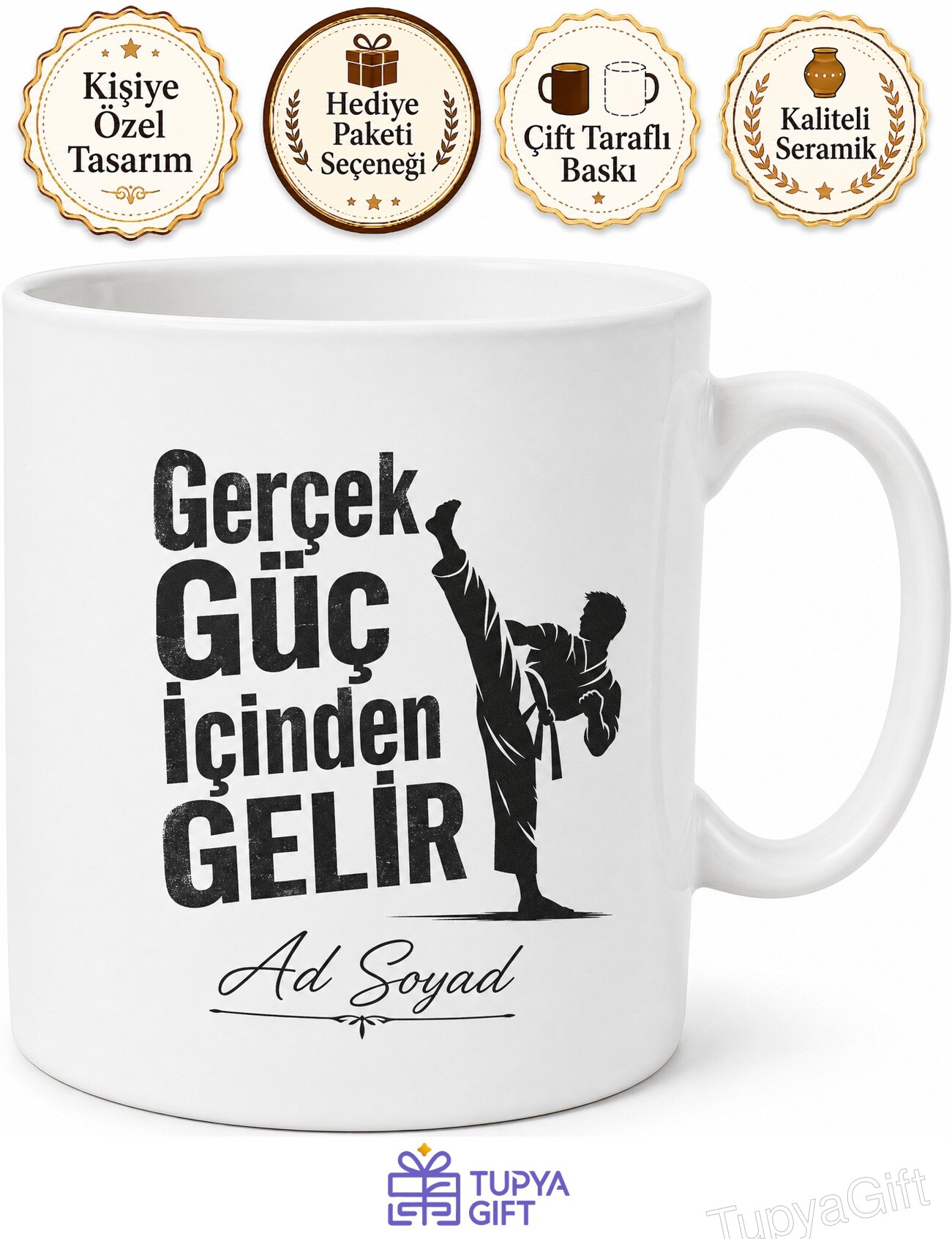 Martial Arts Is Life Baskılı Dövüş Sanatları Hayattır İngilizce Kupa Bardak Hediye