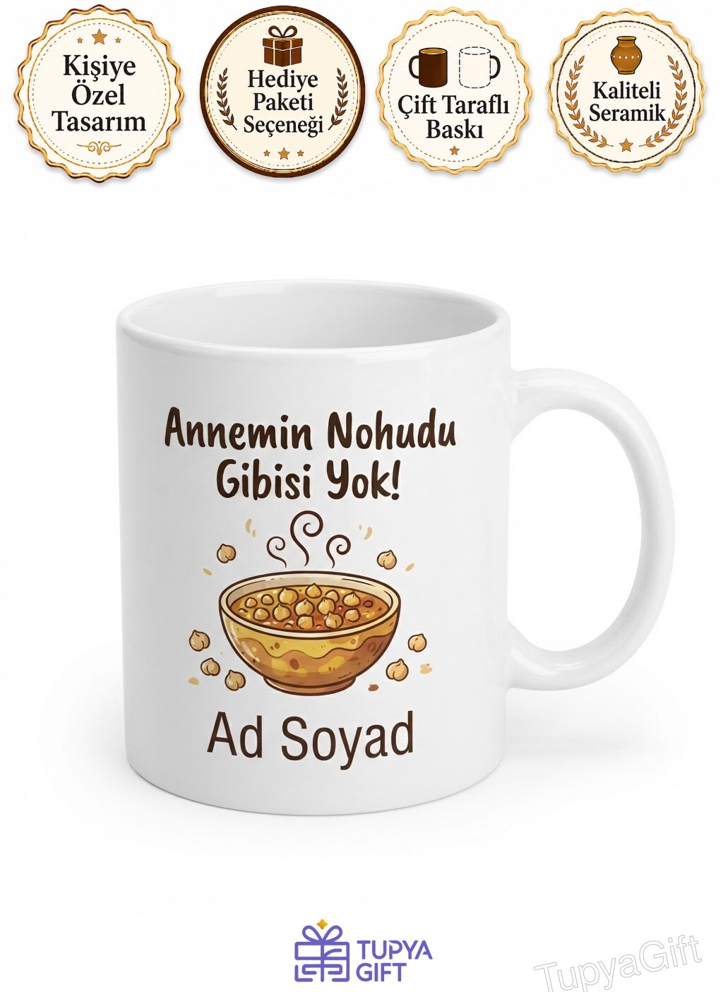 Nohut Yemeği Yiyenlere Etli Nohut Ev Yemeği Annemin Nohudu Kupa Bardak Hediye