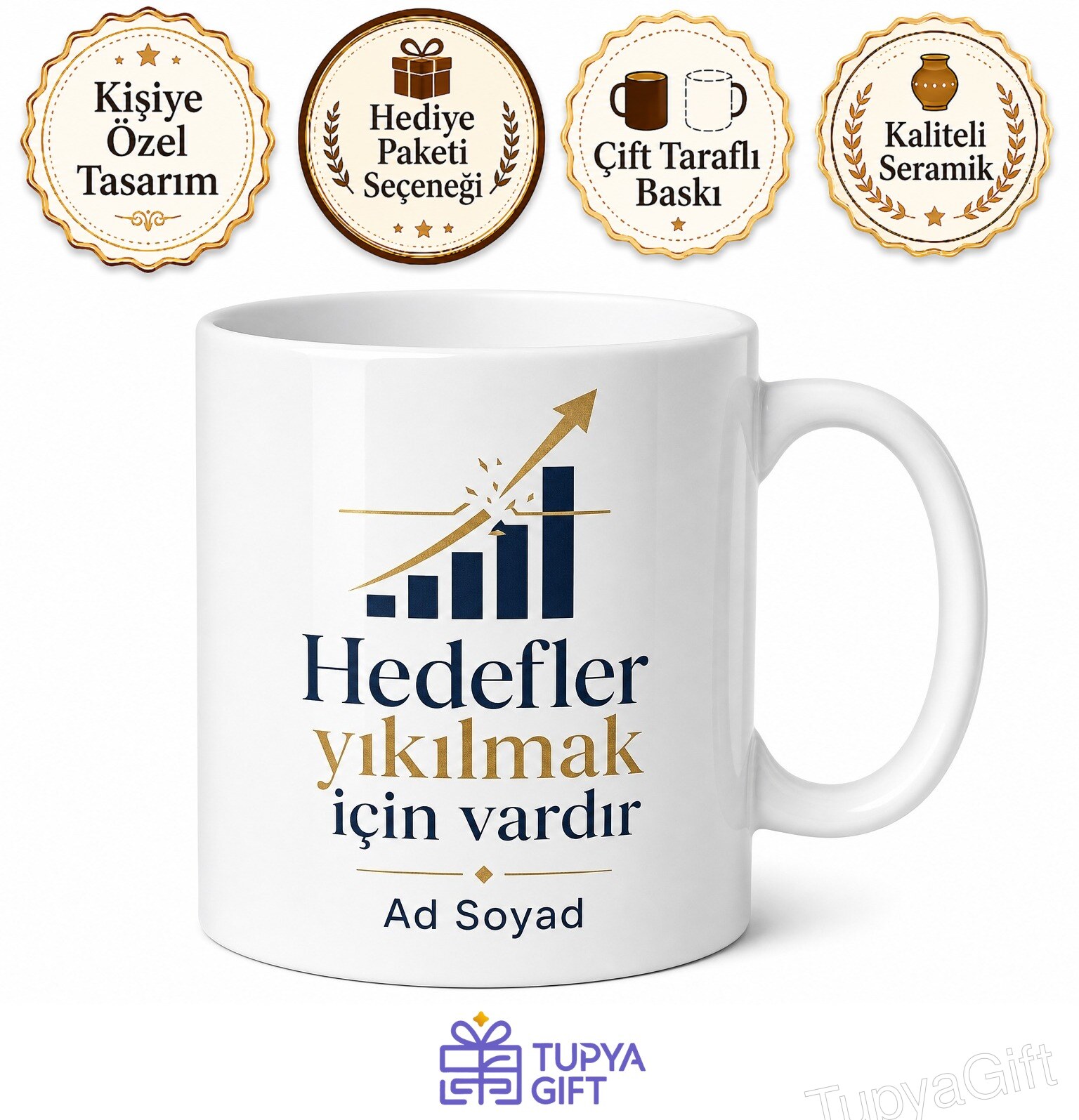 Satış Hedeflerini Yıkan Satış Müdürü Kahve Kupası Hediye Bardak
