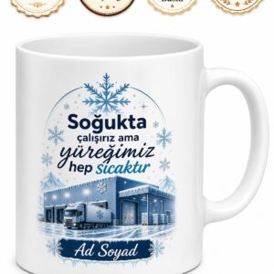 Soğuk Hava Deposu Çalışanı Dondurucu Soğuğun Emektarı Kahve Kupası Hediye