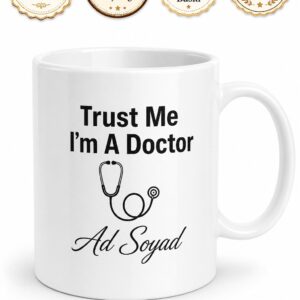 Trust Me I'm A Doctor Yazılı Bana Güven Ben Doktorum İngilizce Kupa Bardak Hediye