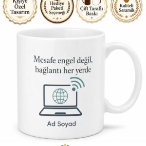 Uzaktan Çalışma Koordinatörü Dijital Göçebe Lideri Kahve Kupası Hediye