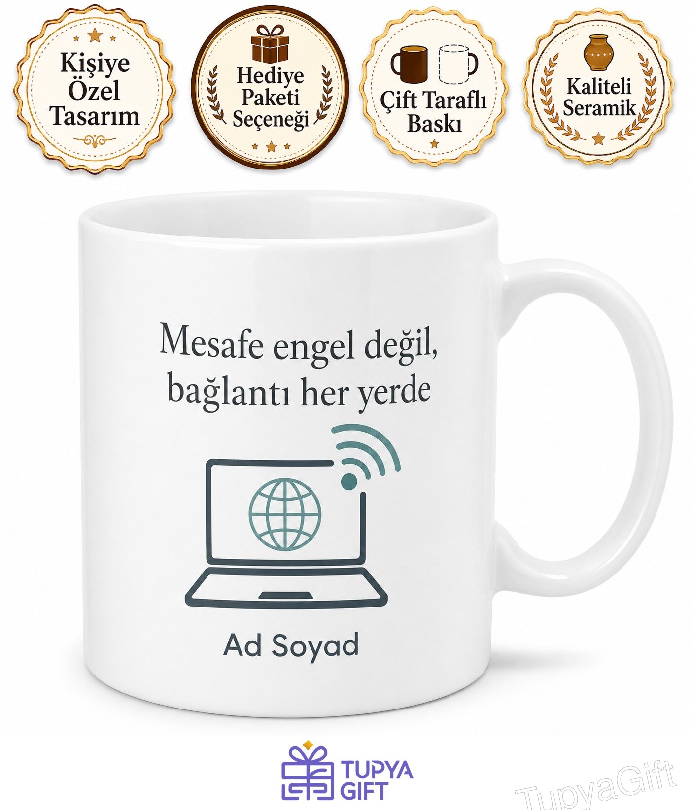 Uzaktan Çalışma Koordinatörü Dijital Göçebe Lideri Kahve Kupası Hediye