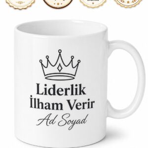 World's Best Boss Yazılı Patrona Hediye İngilizce Baskılı Porselen Kupa Bardak