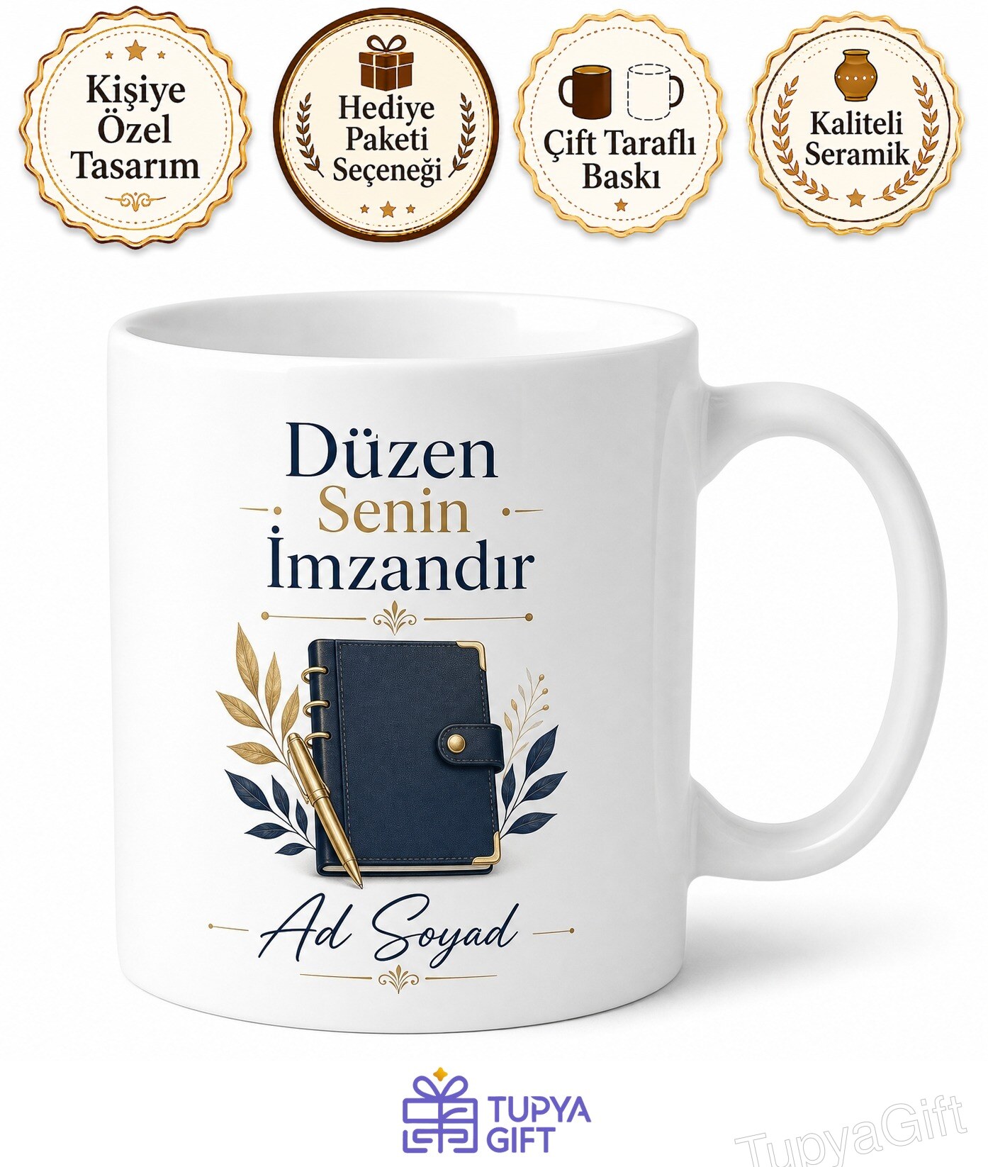 Yönetici Asistanına Patronun Sağ Kolu Ajanda Ustası Hediye Kahve Kupası Bardak